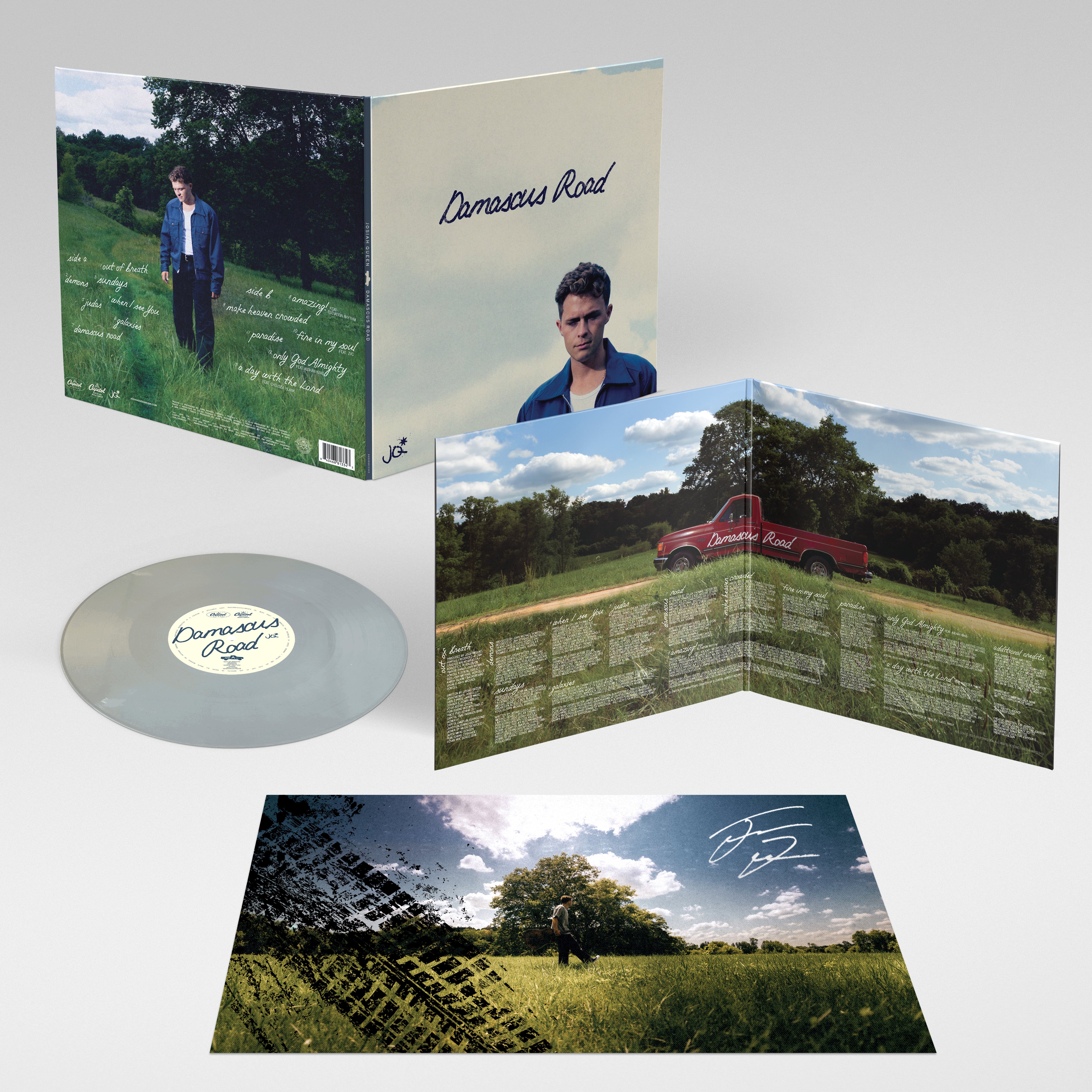 Damascus Road - SIGNED Exclusive “Tire Tracks” Vinyl - Josiah