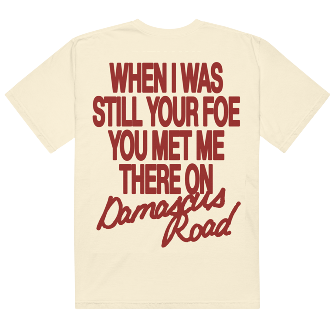 Damascus Road T-Shirt Back